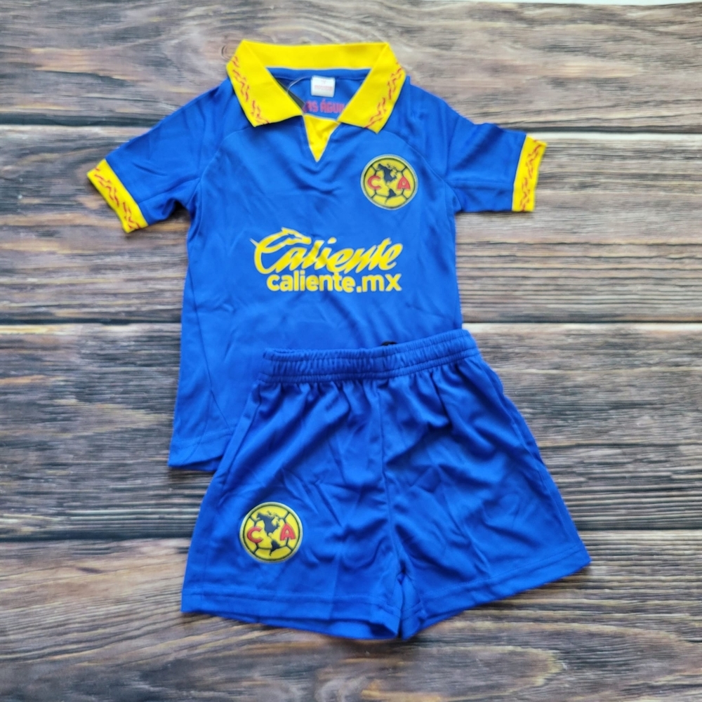 Club america kid's soccer Jersey and shorts